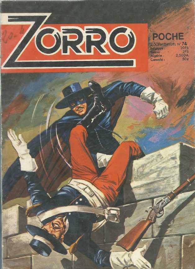 Scan de la Couverture Zorro SFPI Poche n 74